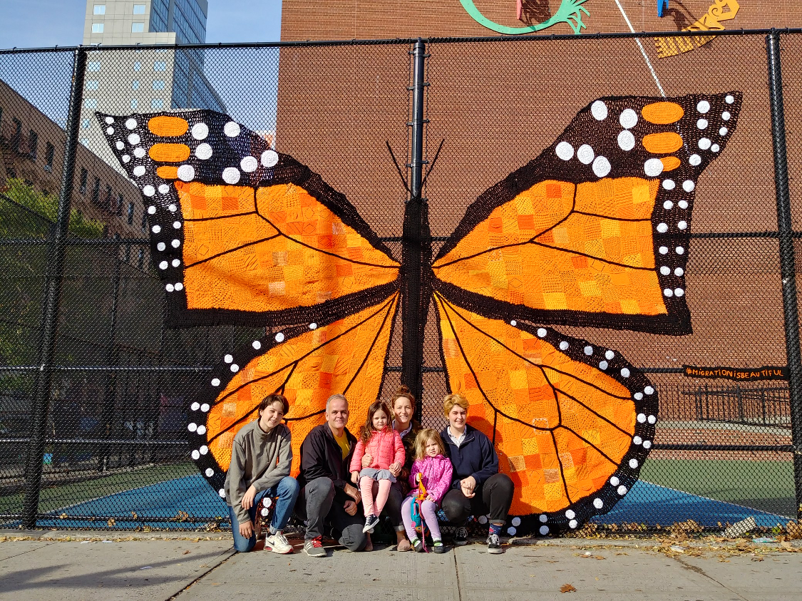 The Lawrence family, East Harlem, in front of Naomi Lawrence’s fiber-art installation #migrationisbeautiful&nbsp;For further information email Chris at chris.lawrence@innerchange.org or visit&nbsp;iceastharlem.novo.org&nbsp; &nbsp; Note Cards, Print…