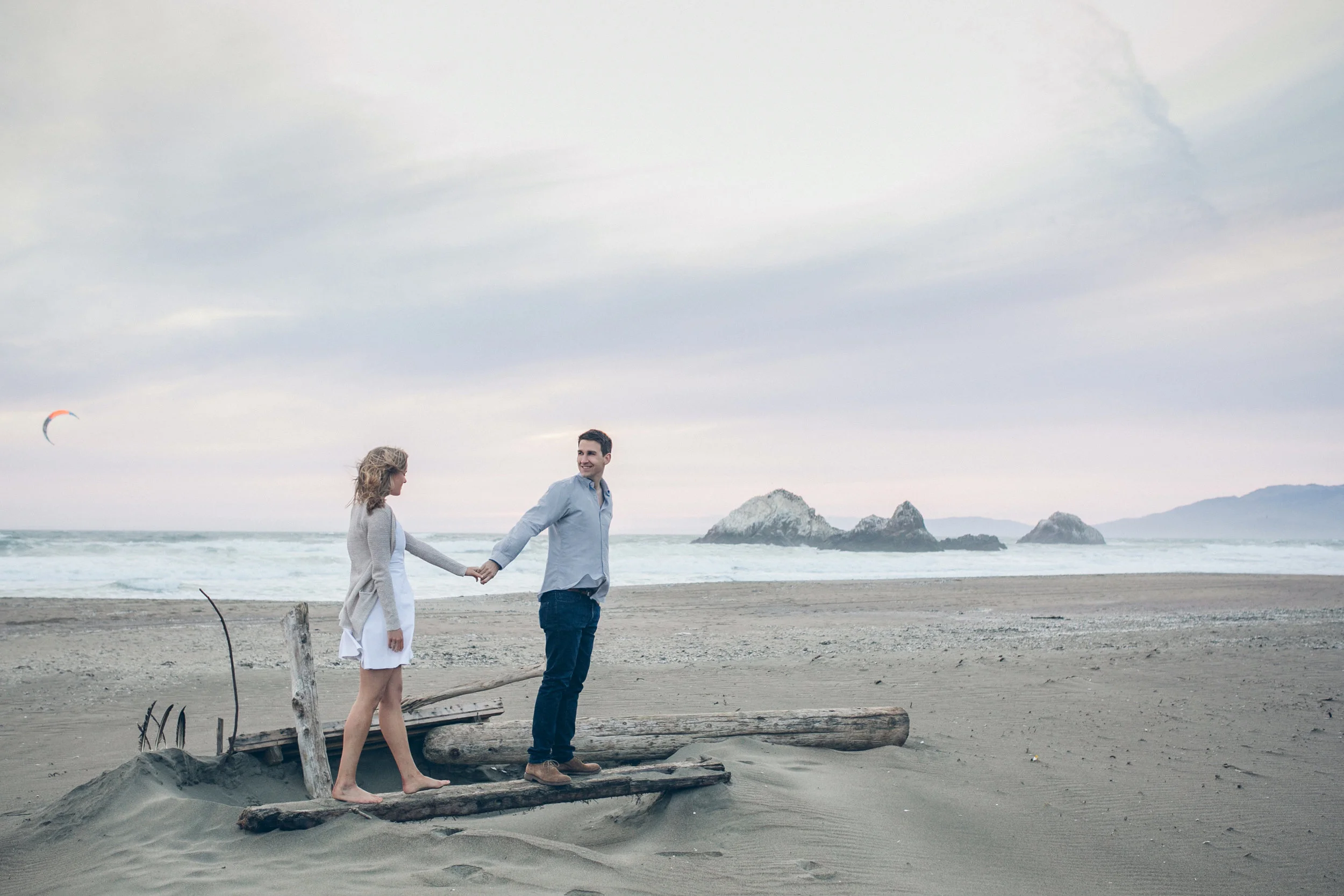 Sutro Bath SF Engagement