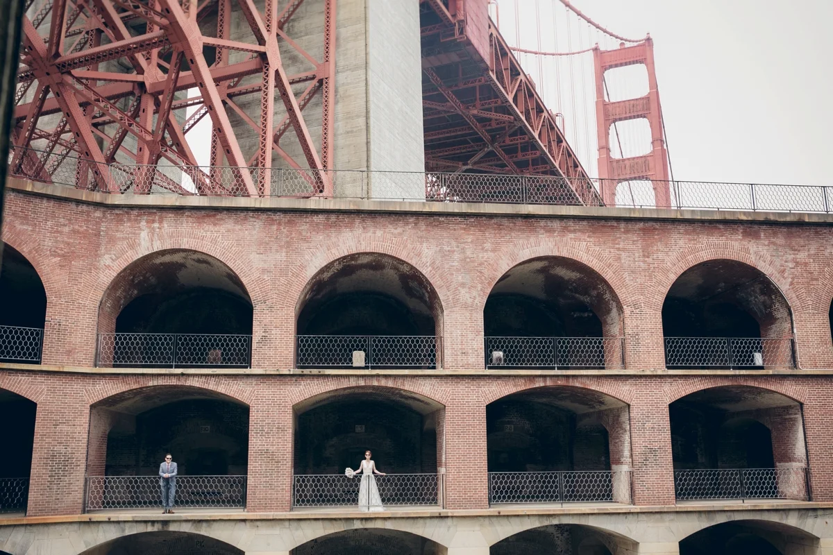 Fort Point /GG Bridge (Good option for when it's raining or cold)