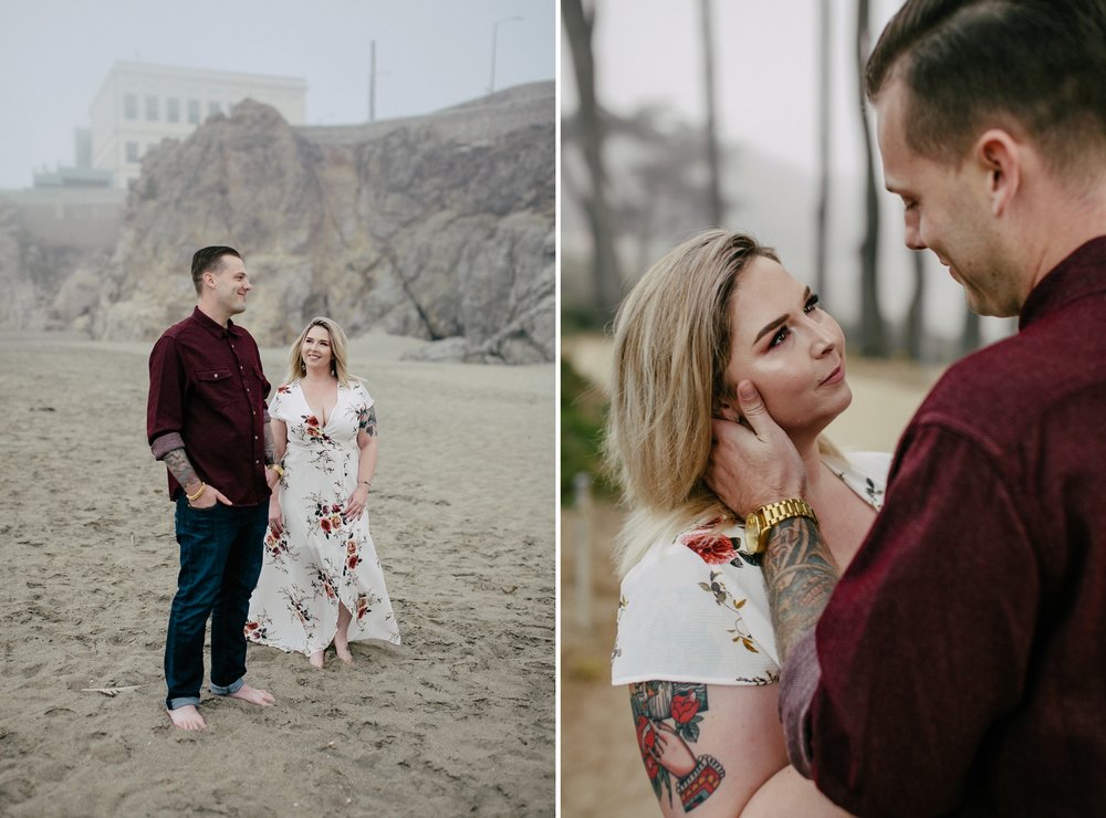 San Francisco Lands End Engagement