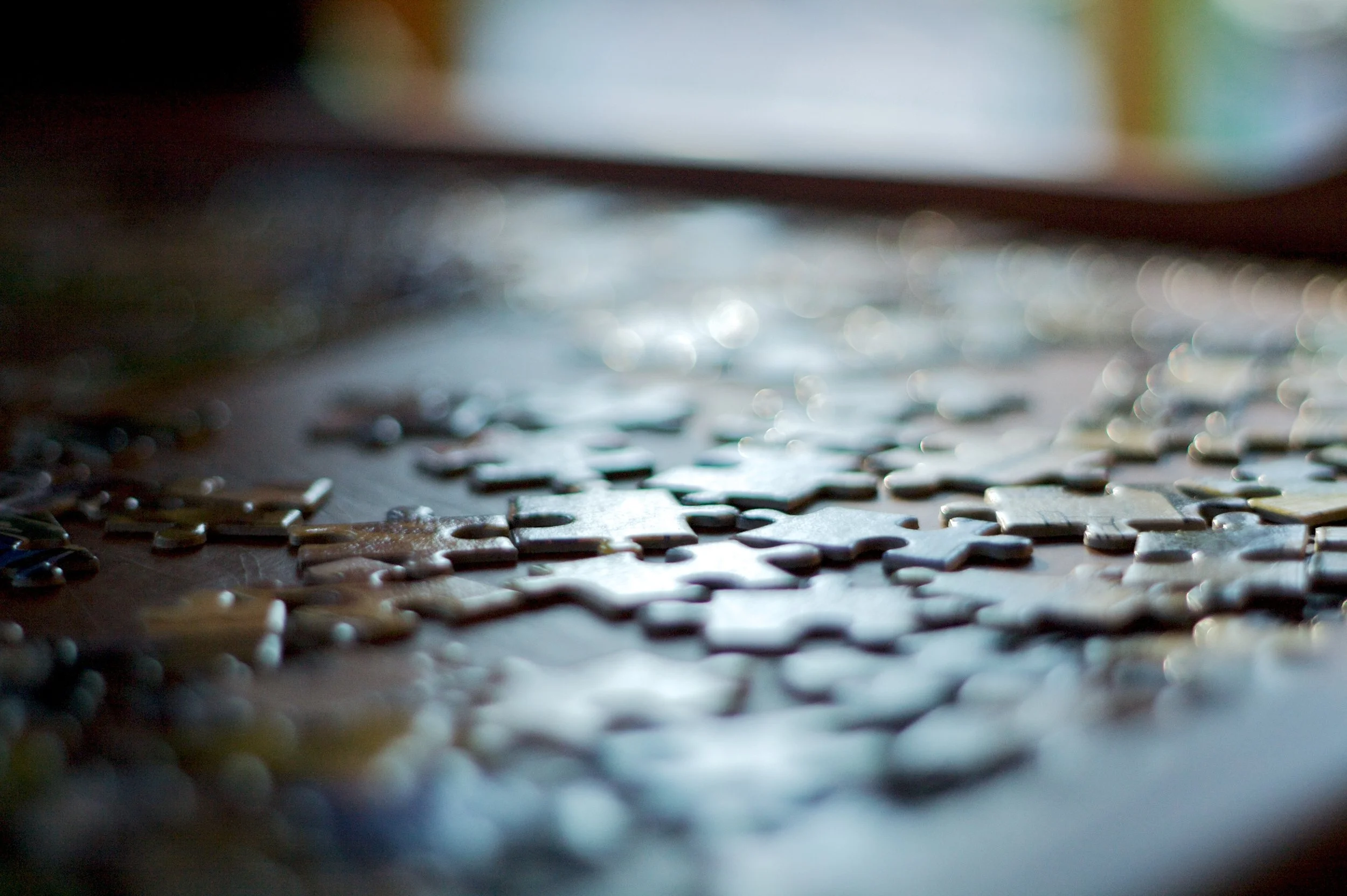 “Sometimes, we do puzzles …”