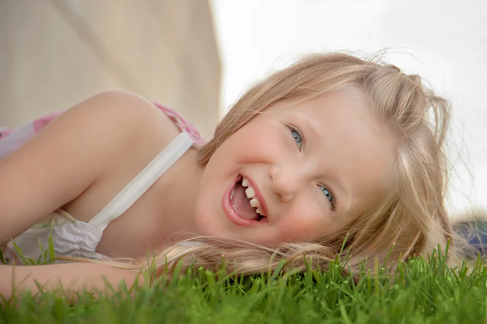 Girl laughing
