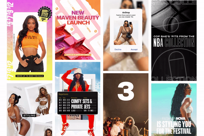 FashionNova IG Stories.gif