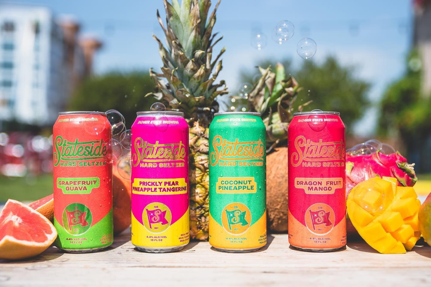 Get over the mid-week hump with some  real fruit seltzer!  Snag yourself some Stateside at the taproom when we open or at one of our local accounts today. You&rsquo;ve earned it&hellip;plus they&rsquo;re made with real fruit so you can say you&rsquo;