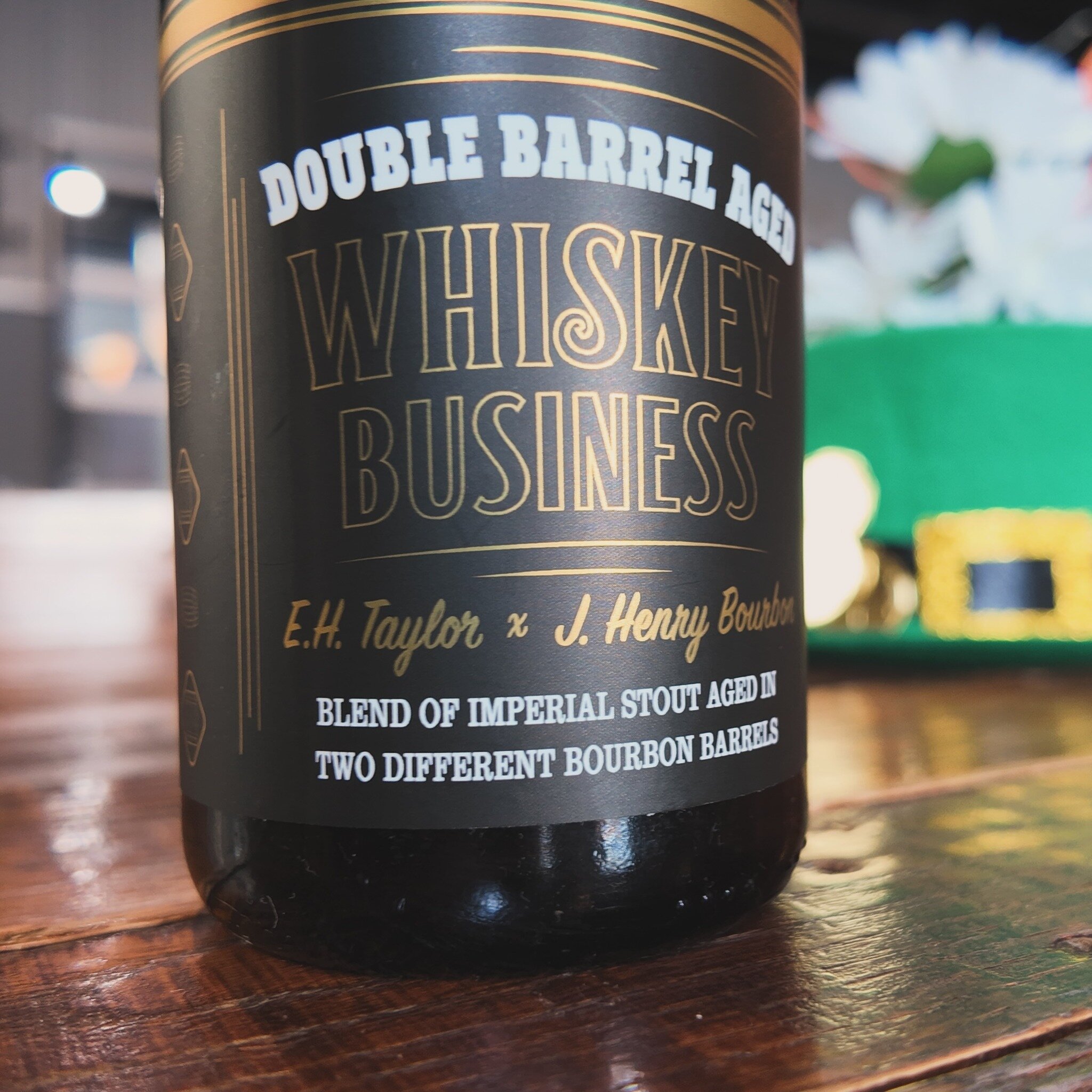 This Friday 3/15, 12pm, new St. Paddy&rsquo;s tradition begins. Double Barrel Whiskey Business.

This one is double the barrels, double the fun. About a half year in J. Henry casks, then rested to completion in spent E.H. Taylor bourbon barrels. It&r