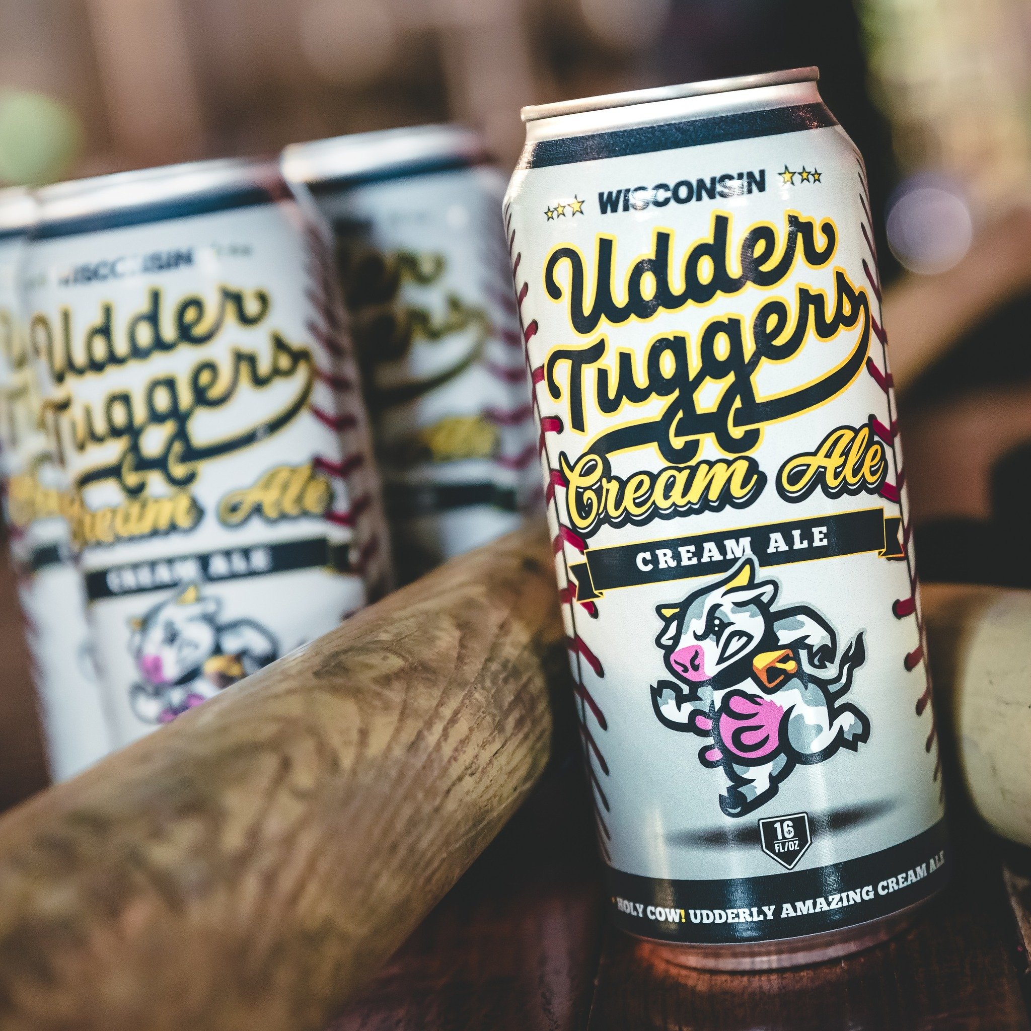 Baseball is back and so is one of our all-time favorite collabs with the @witimberrattlers ! Udder Tuggers is the Cream Ale that we proudly represent each year during baseball season. You&rsquo;ll be able to score this beer all summer long at our tap