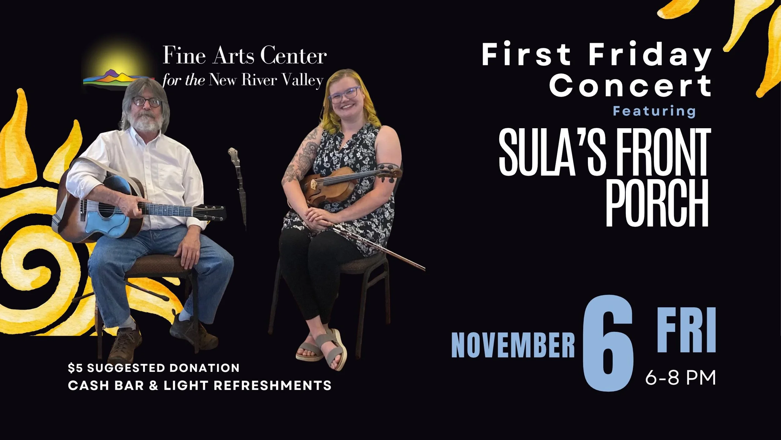 First Friday Concert Announcement: Sula’s Front Porch
