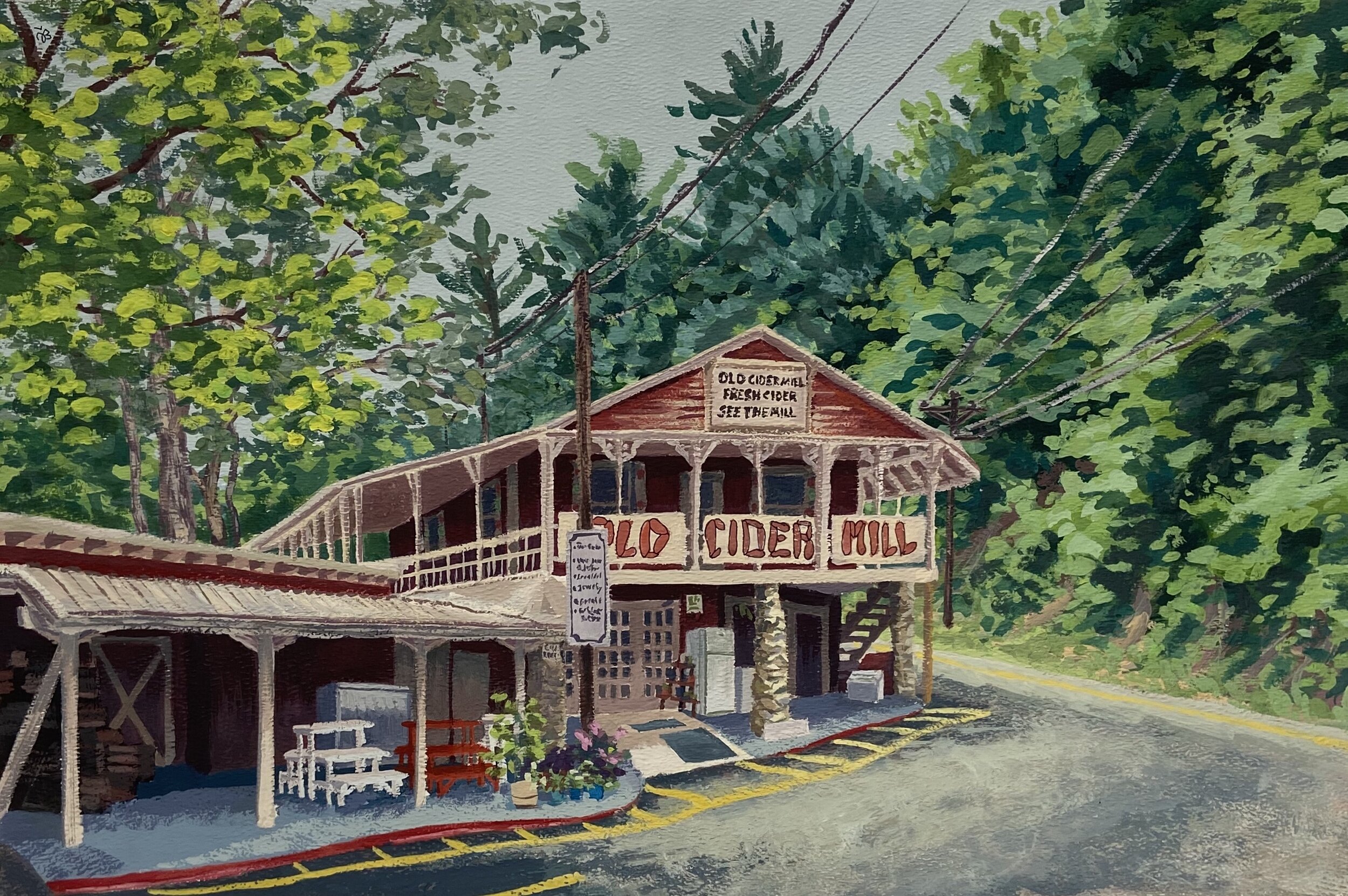 “The Old Cider Mill” by Lucy Burnett
