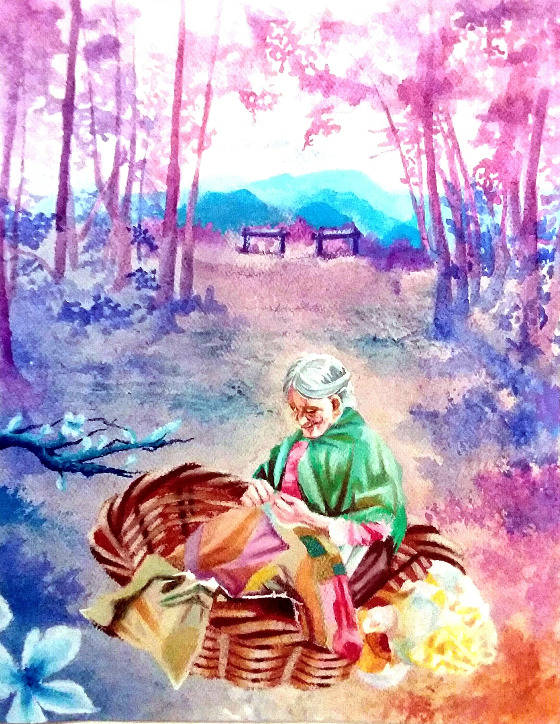 “Surreal Dream Forest Quilting” by Katherine Odham