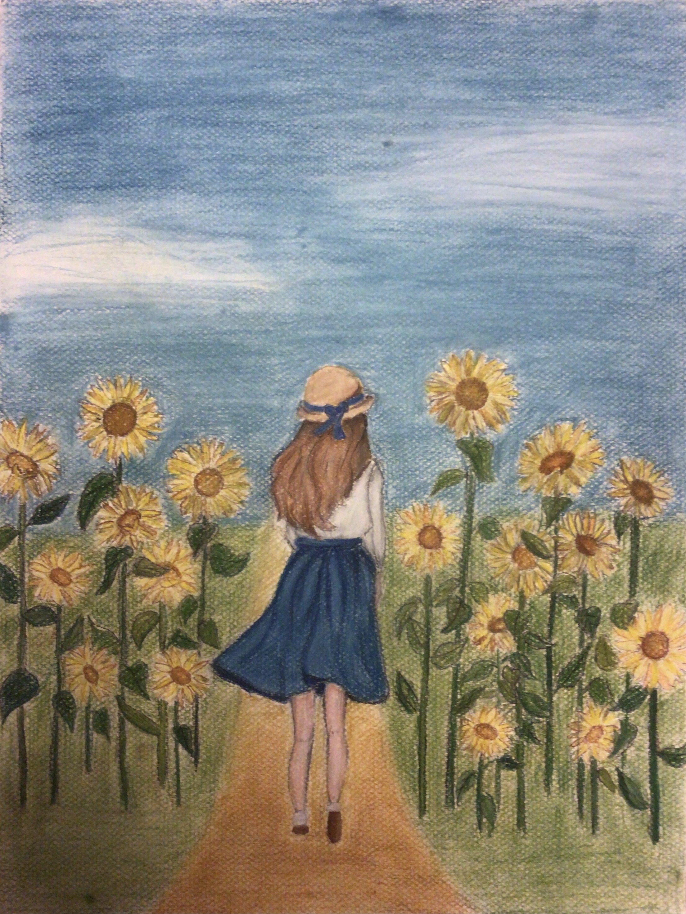 "Sunflower Girl" by Elizabeth Zhang