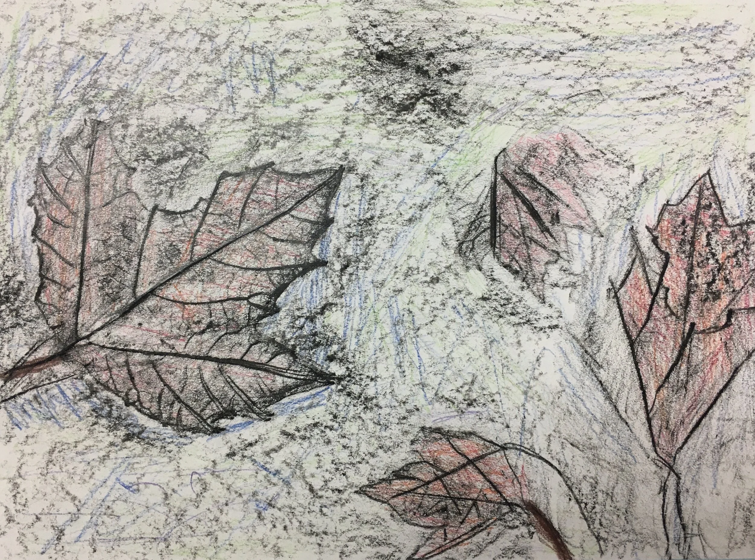 Can you see more than one texture in this drawing?