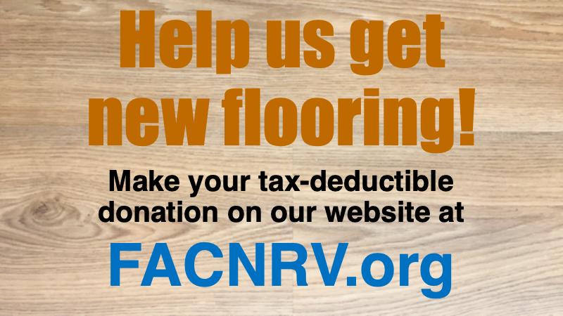 Please help us get new flooring for the Center!