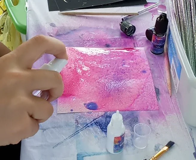 Free Children's Art Workshop Saturday, September 10: Alcohol Ink Ceramic Tiles