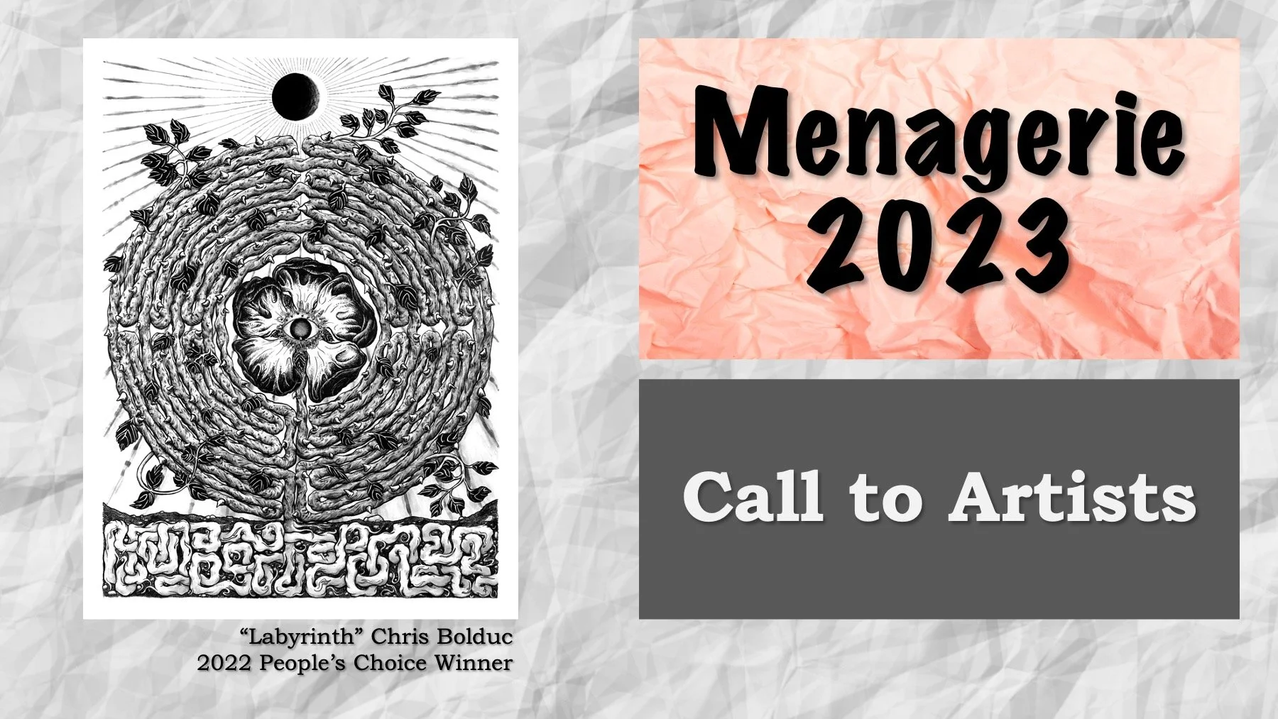 Menagerie 2023: Call to Artists