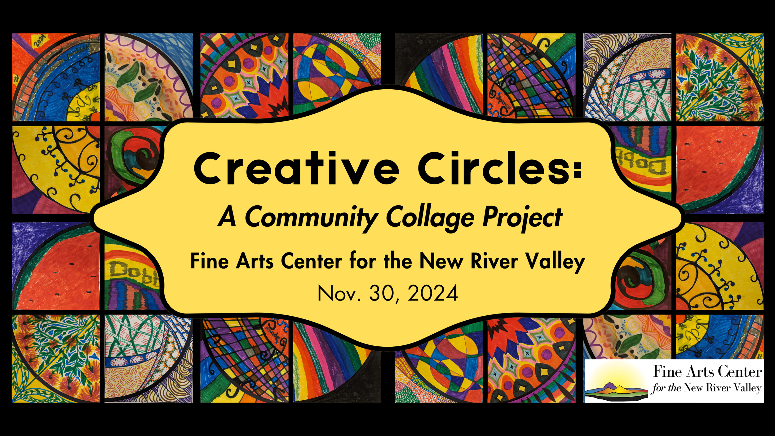 Join the Creative Circles Community Collage Project at the Fine Arts Center!