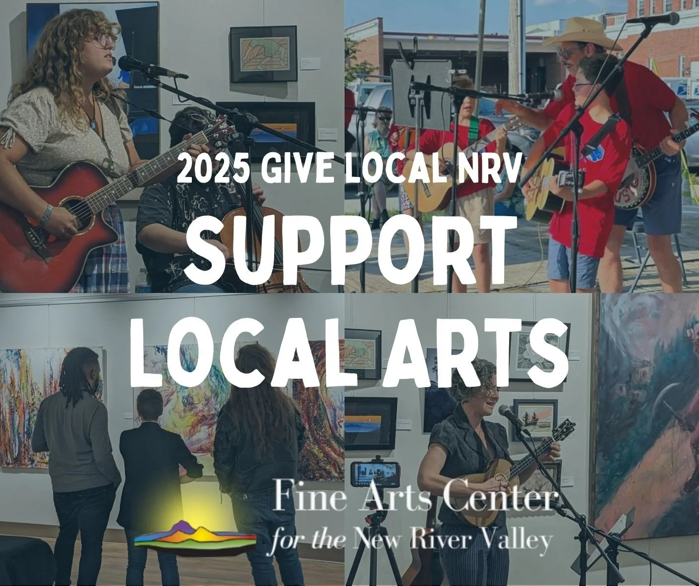 Support Local Arts - Early Giving is OPEN for Give Local NRV!