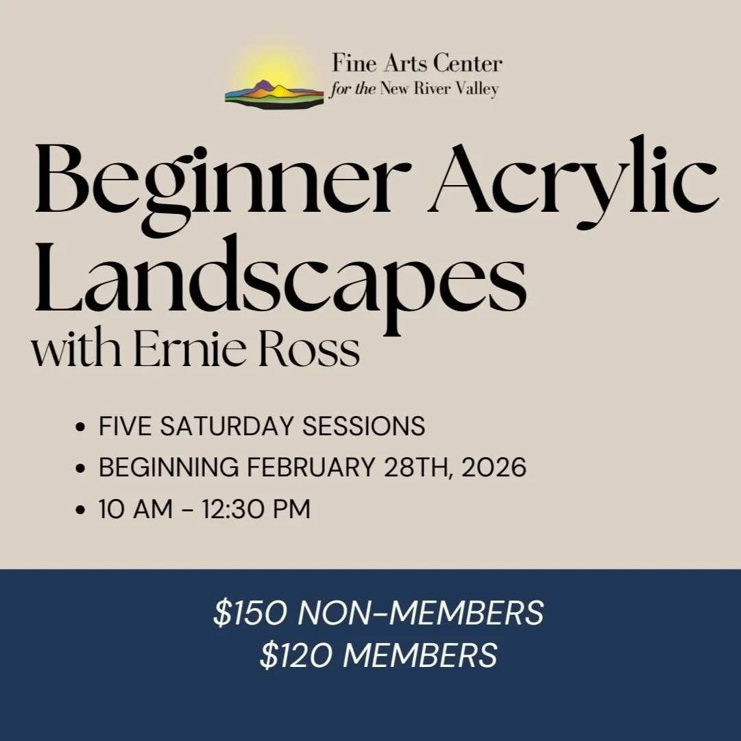 First Day: Beginner Acrylic Landscapes with Ernie Ross