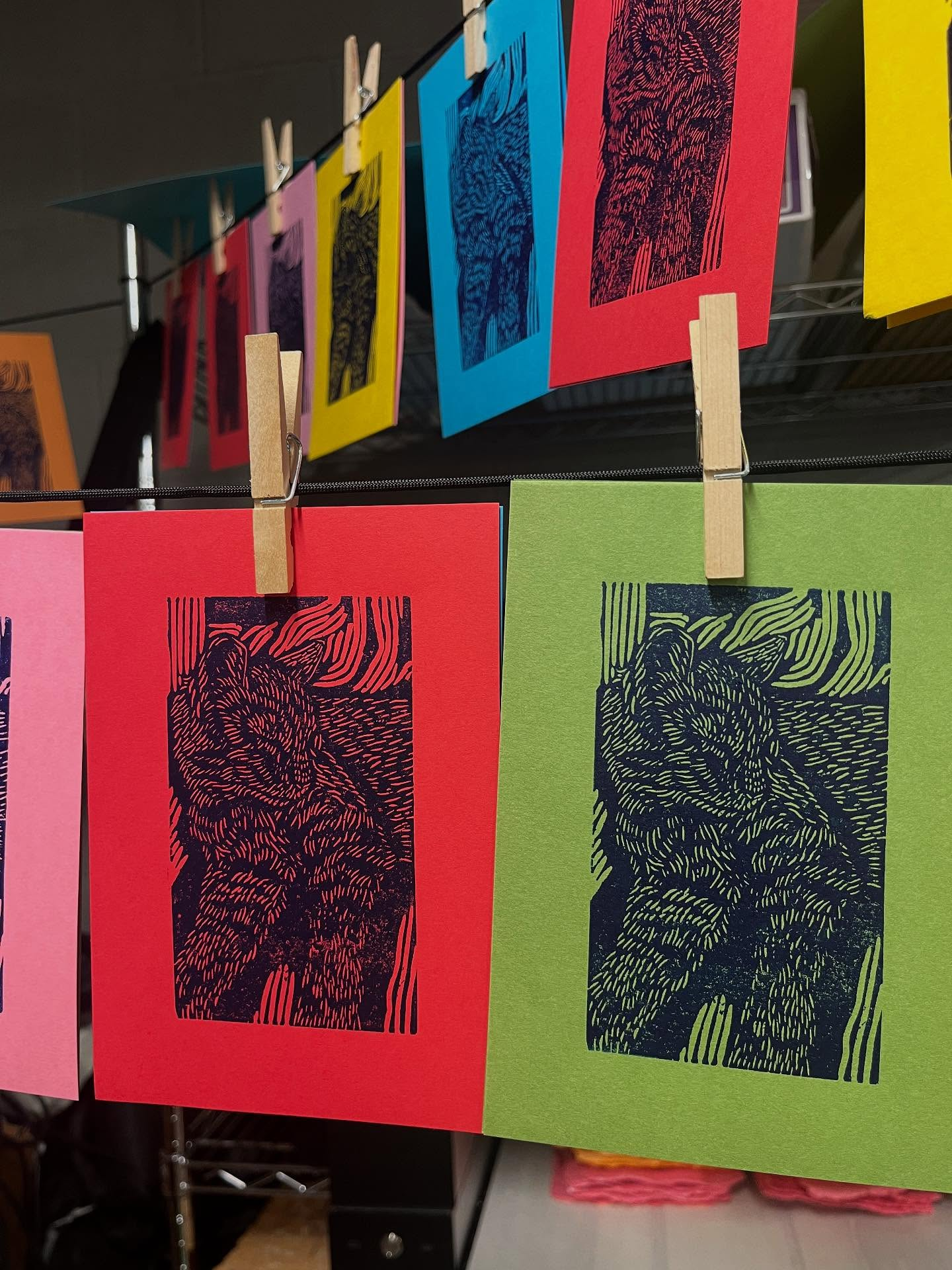 Printmaking (Linoleum Block) with Katy Shepard - December 16 5:00 pm - 7:00 pm) - BLACKSBURG