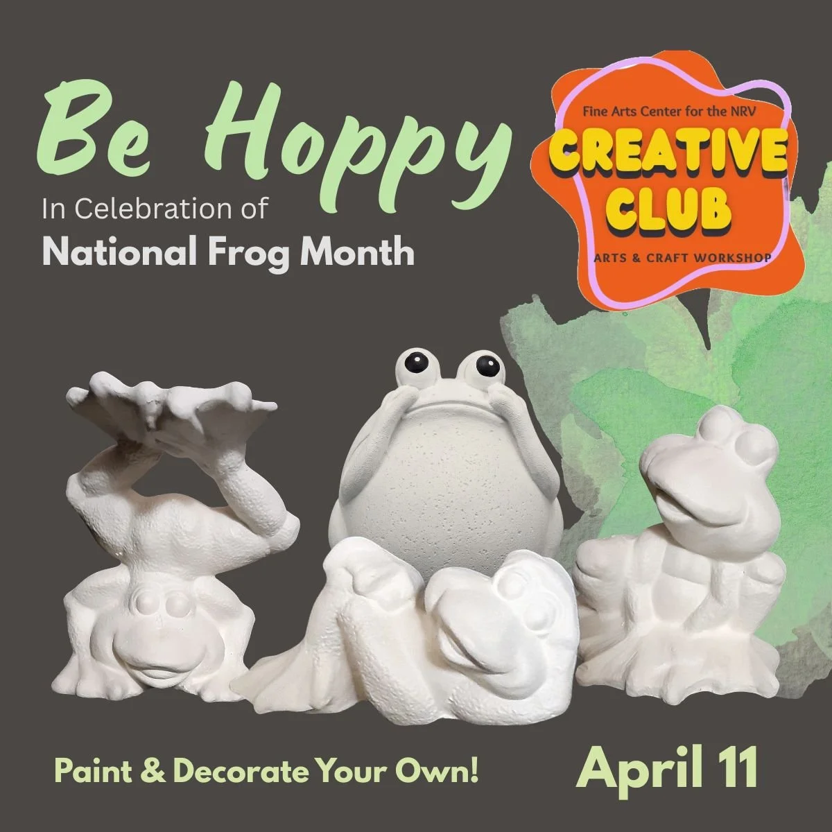 Be Hoppy Creative Club - National Frog Month