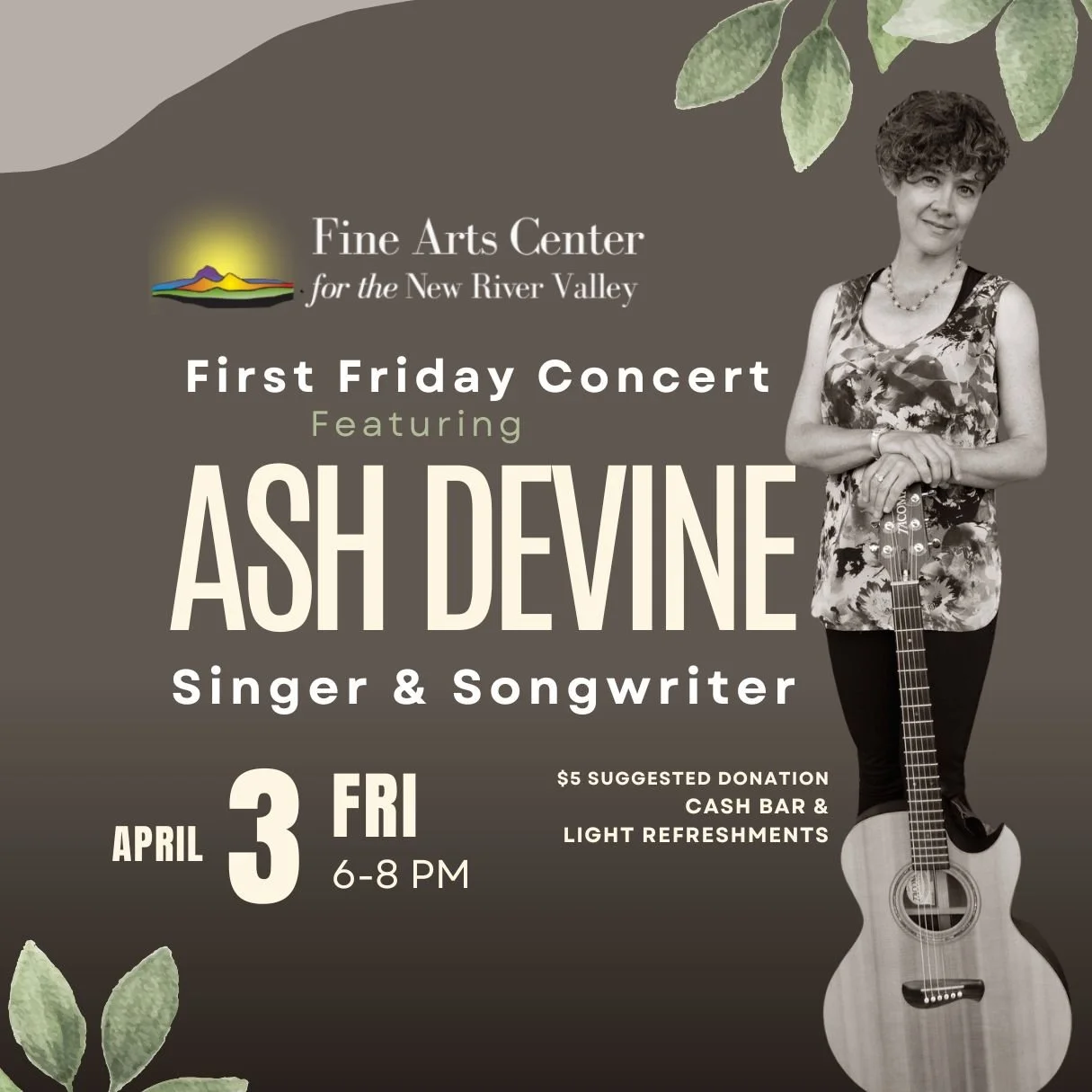 Ash Devine Concert Graphic