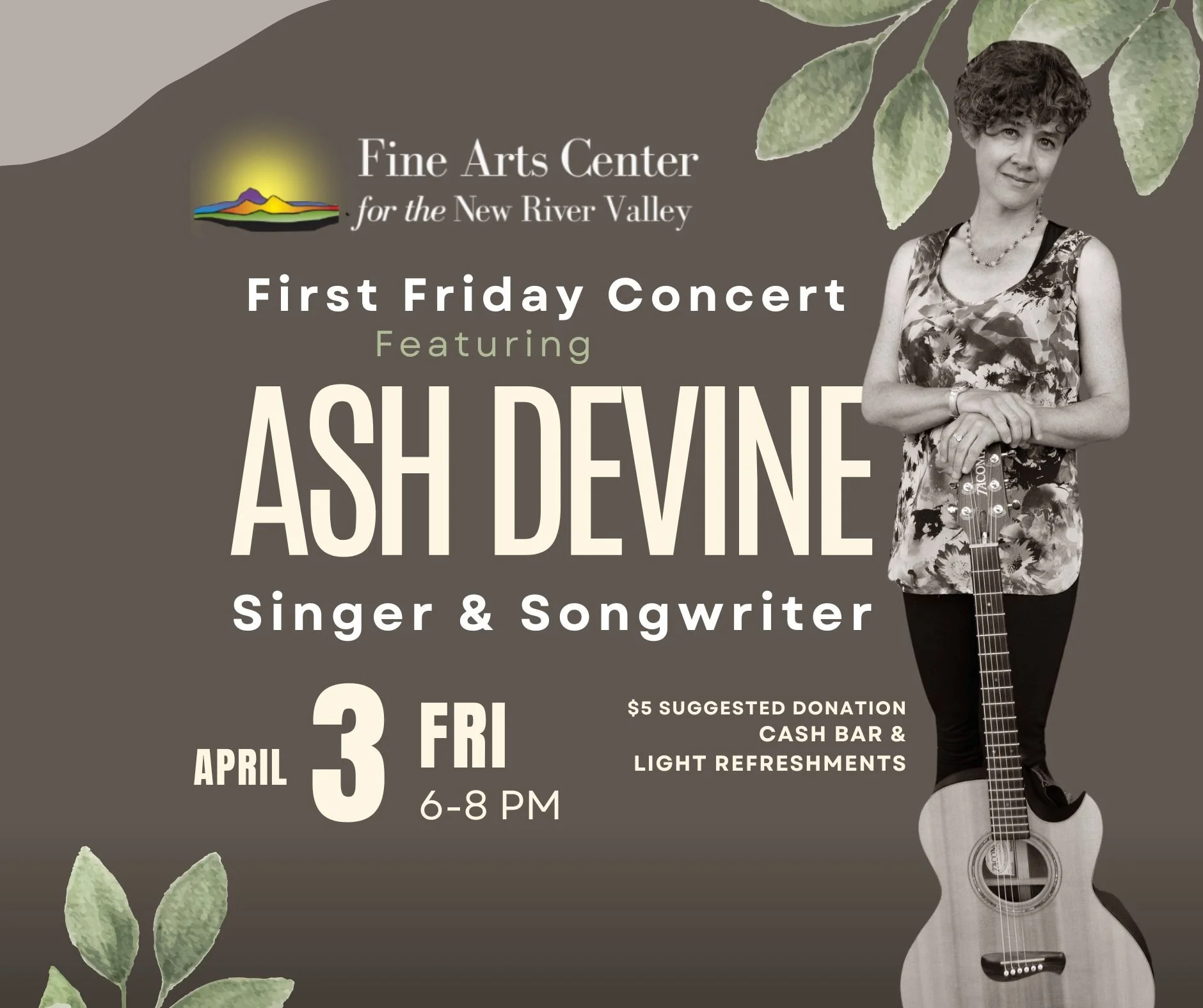 First Friday Concert Featuring Ash Devine