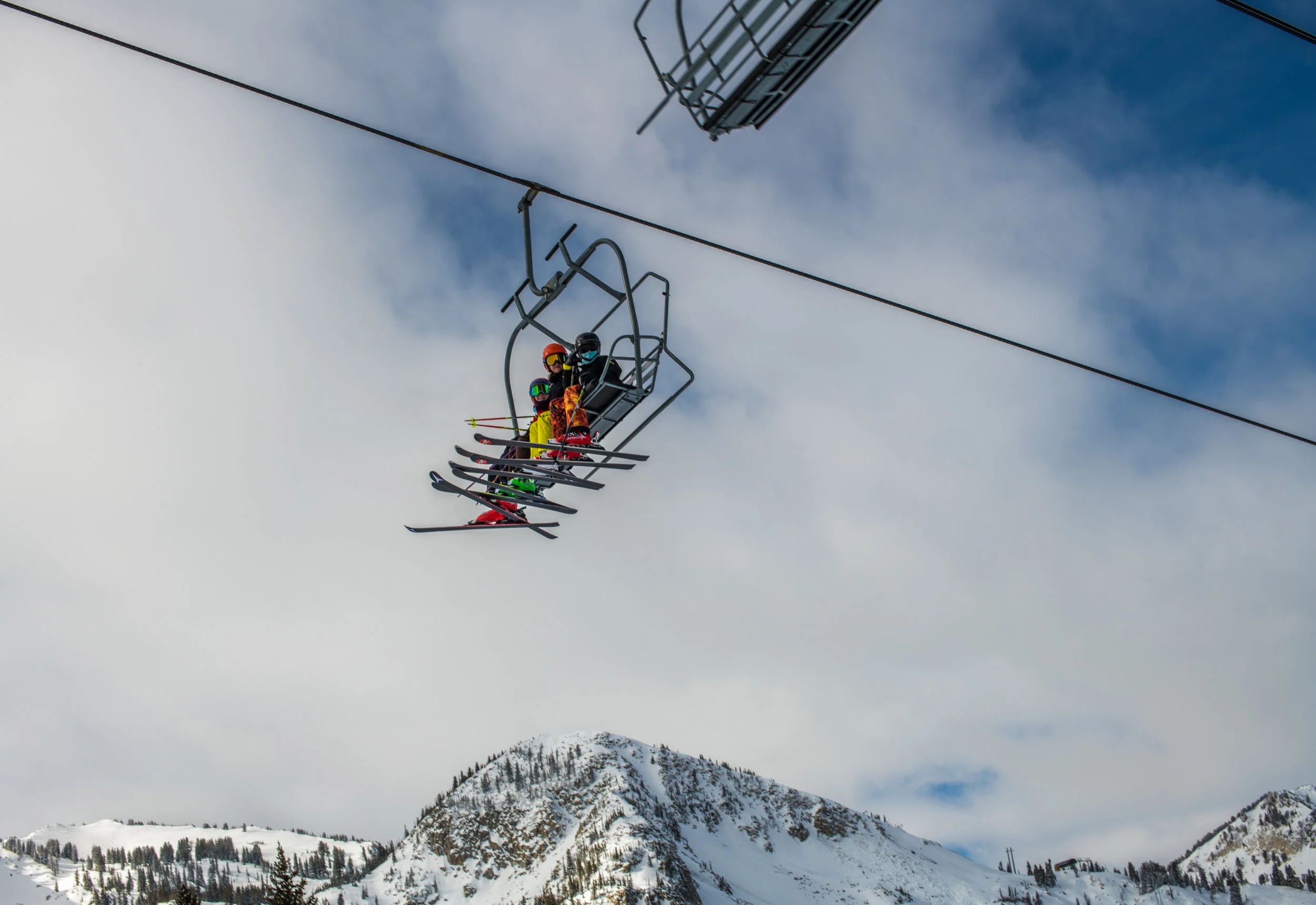 Athletes on the Brighton Ski Team . Photo by Chris Monte ( Instagram , website )