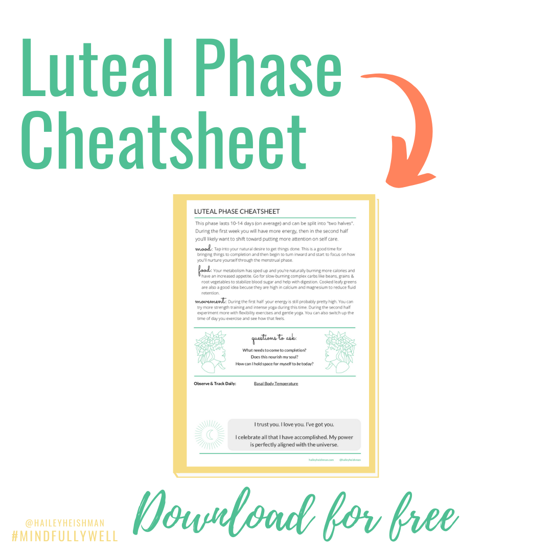 Our Monthly Cycle, Part 4: When is the Luteal Phase and What's