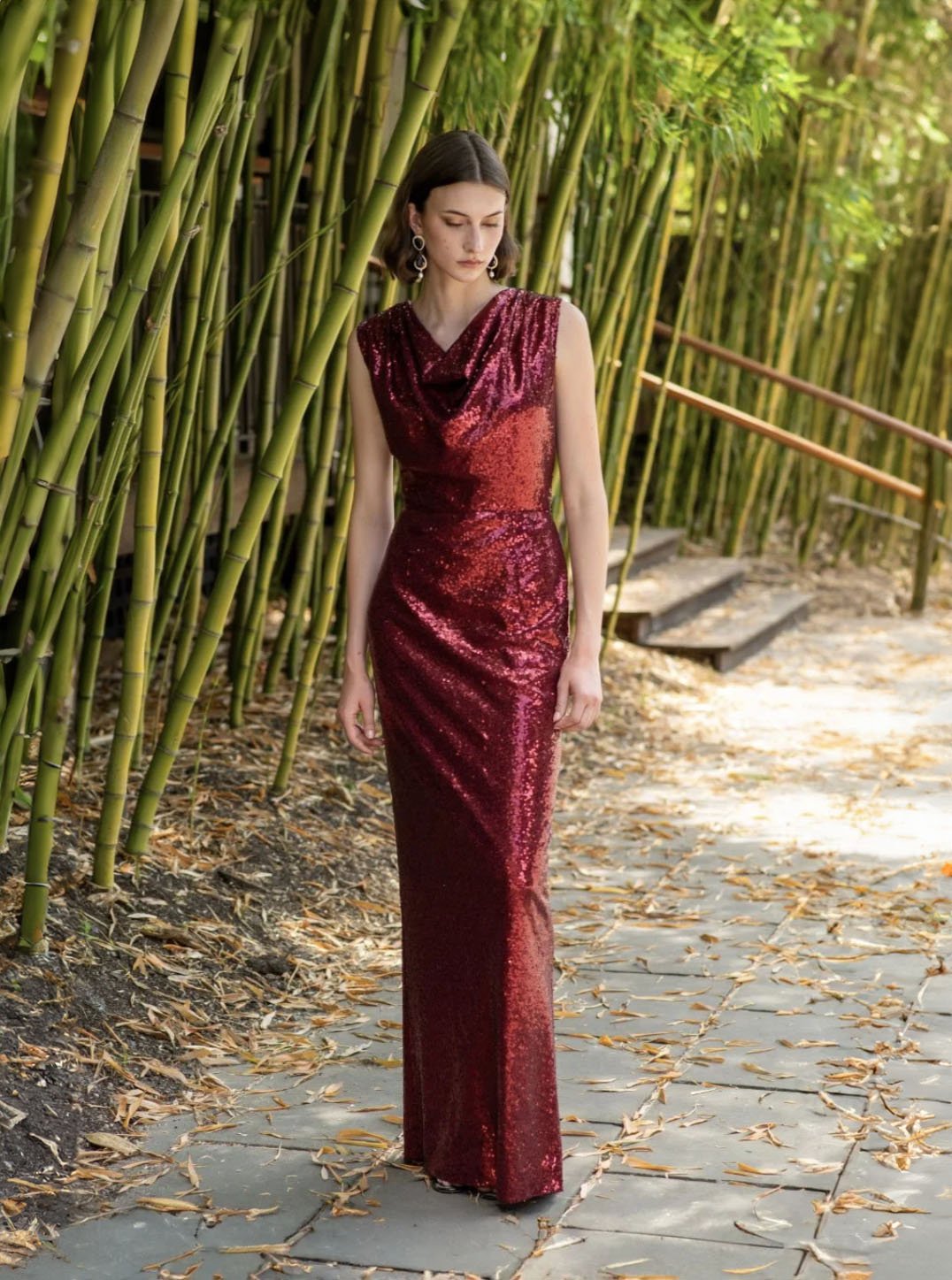 Zaffiro Sequin Gown