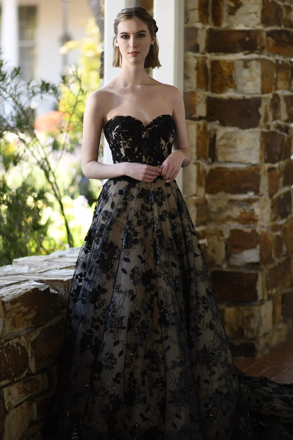 Audrey Lace Sequin Ballgown