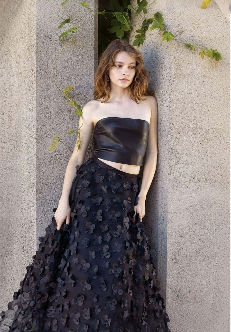 Elba Floral Tulle Skirt