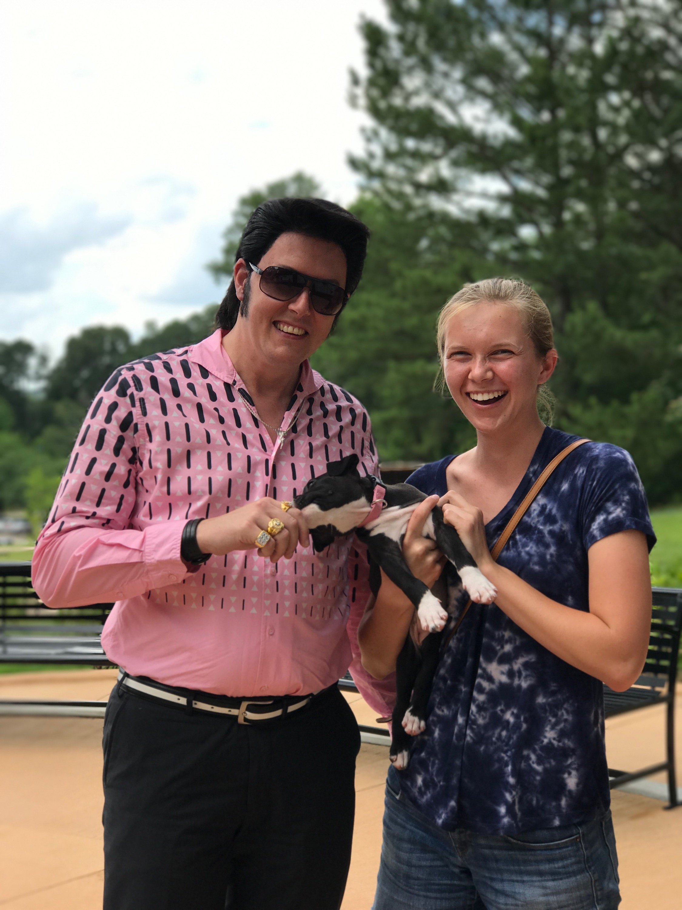 This Elvis came all the way from Switzerland for the festival! That's what I call dedication.