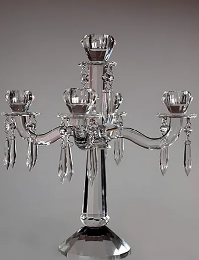Crystal retro candelabra