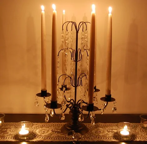 Vintage Candelabra Rose