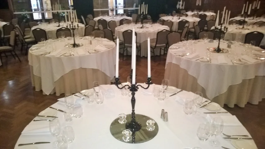 Ebony Candelabra mirror