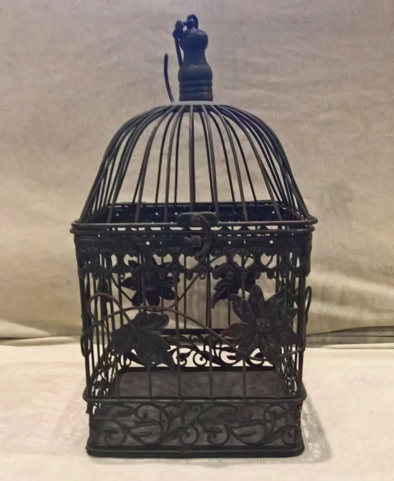 Small Black Birdcage