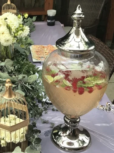 Silver Drink Dispenser