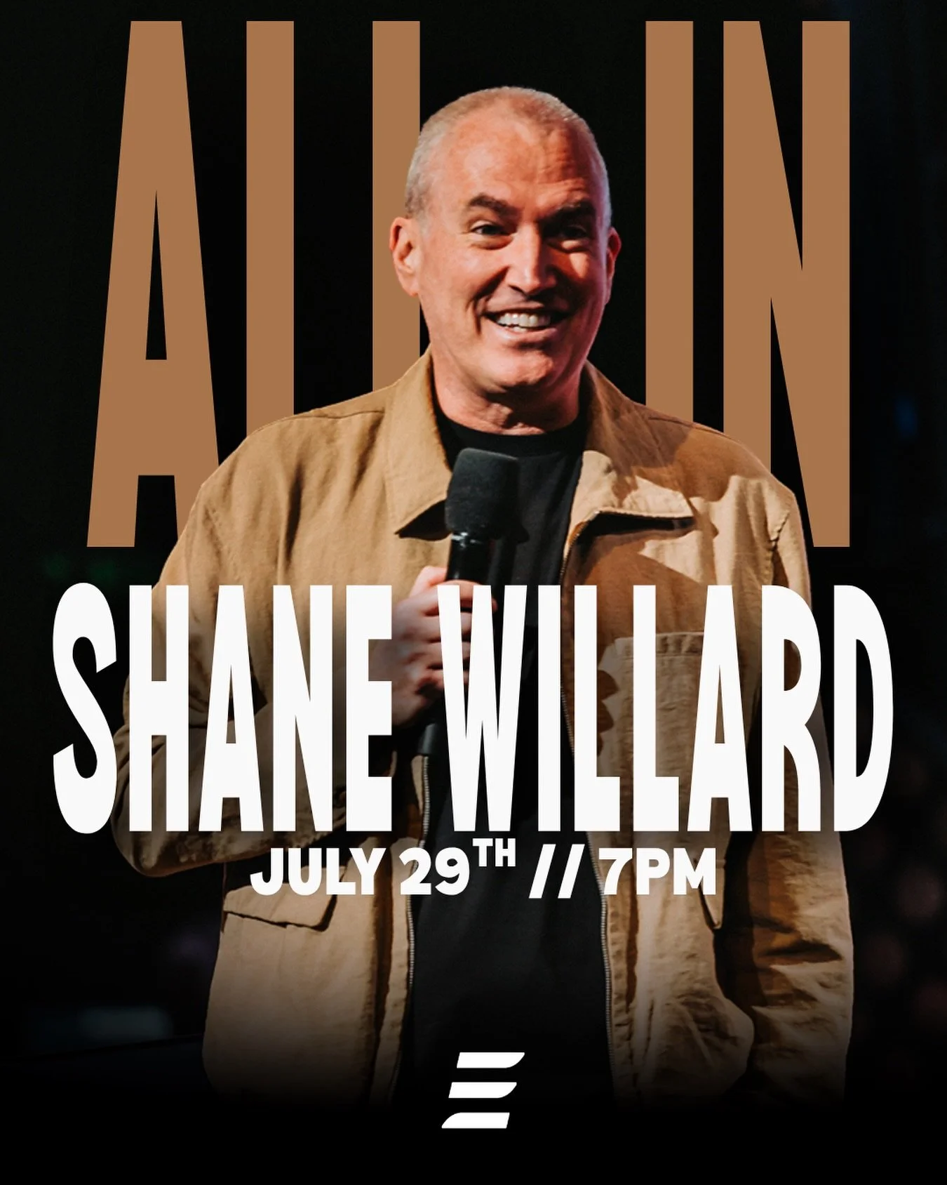 ALL IN w/ SHANE WILLARD // JULY 29TH

Don&rsquo;t miss this! Shane is an excellent speaker, a Theological Ninja &amp; all-round Godly Guy.