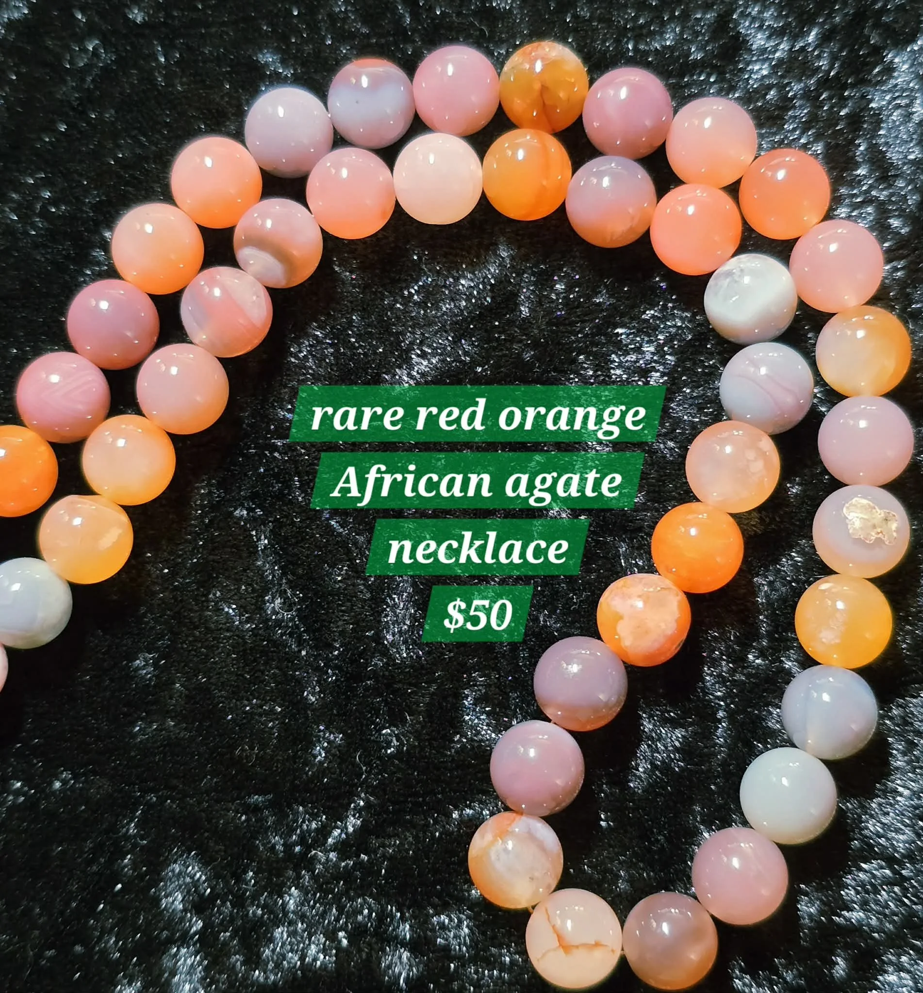 African Agate Necklace