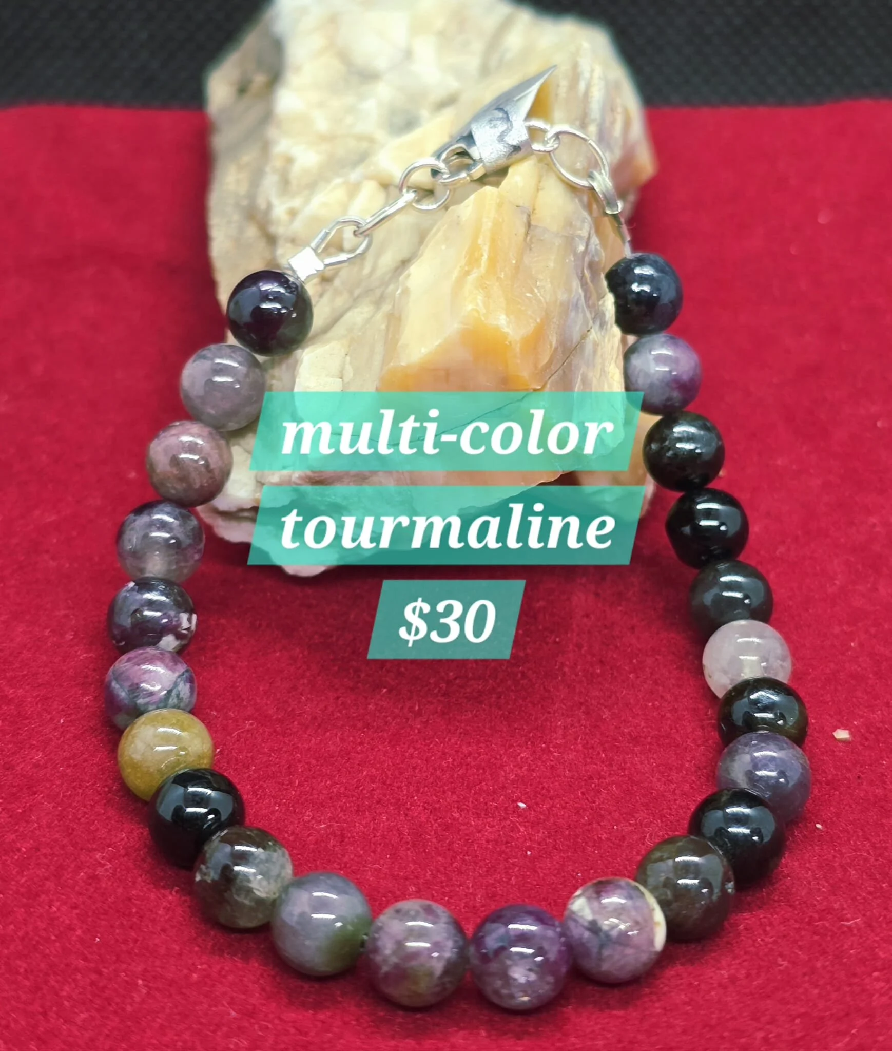 Multi-Color Tourmaline Bracelet