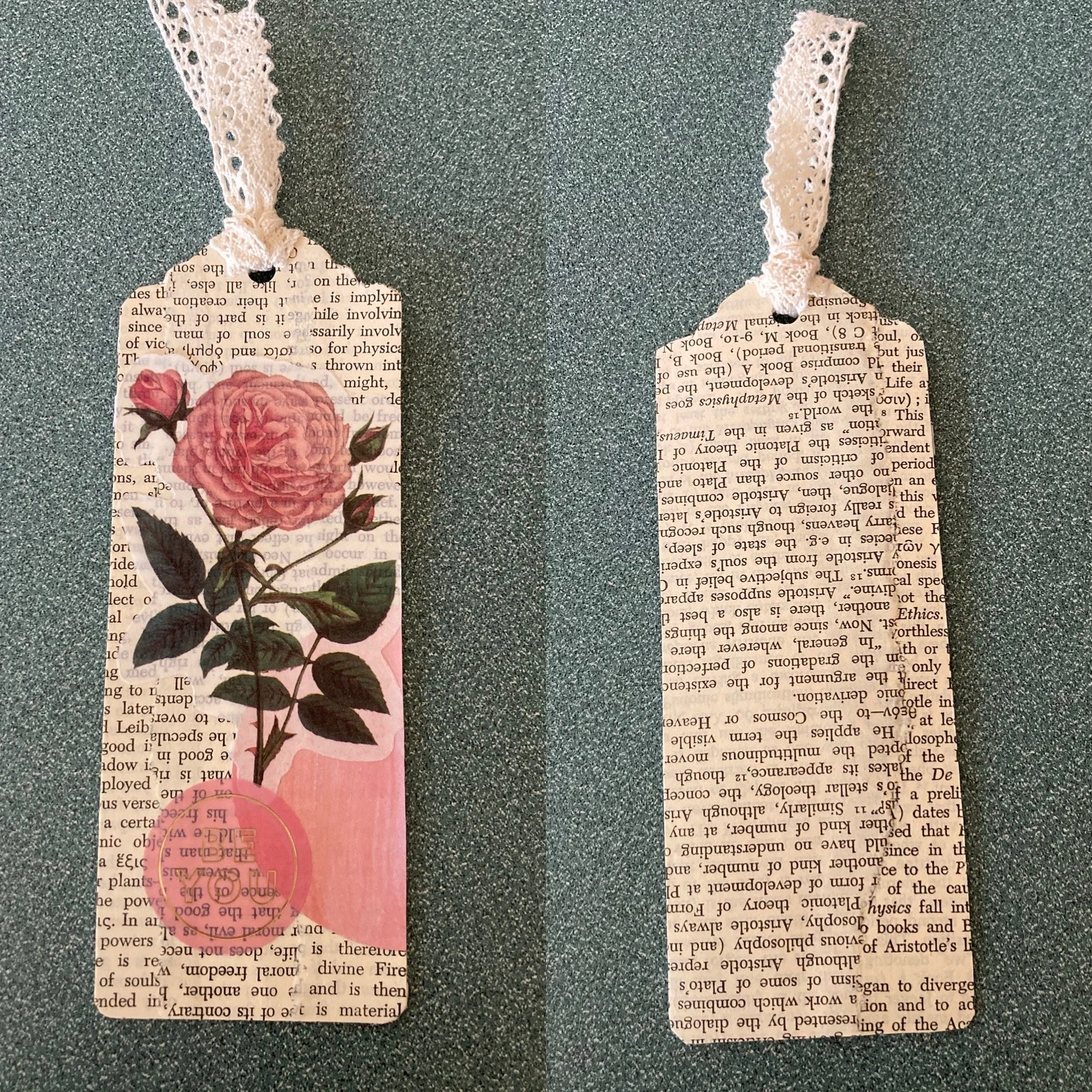 “Be You” Collage Bookmark