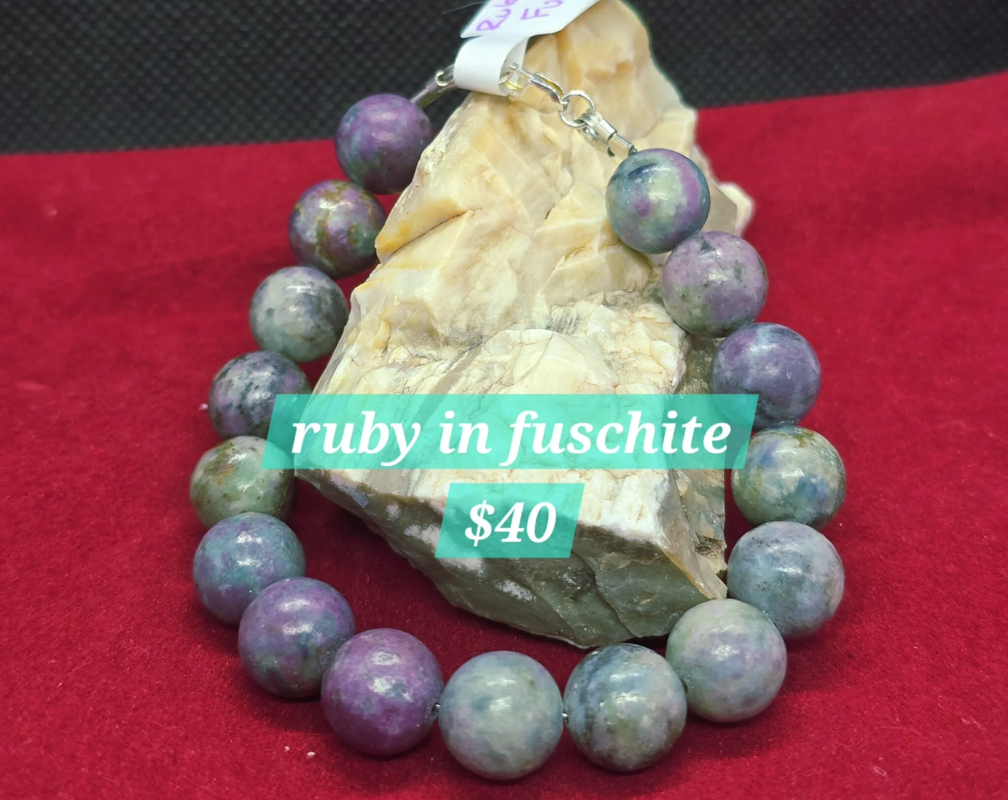 Ruby in Fuschite Bracelet