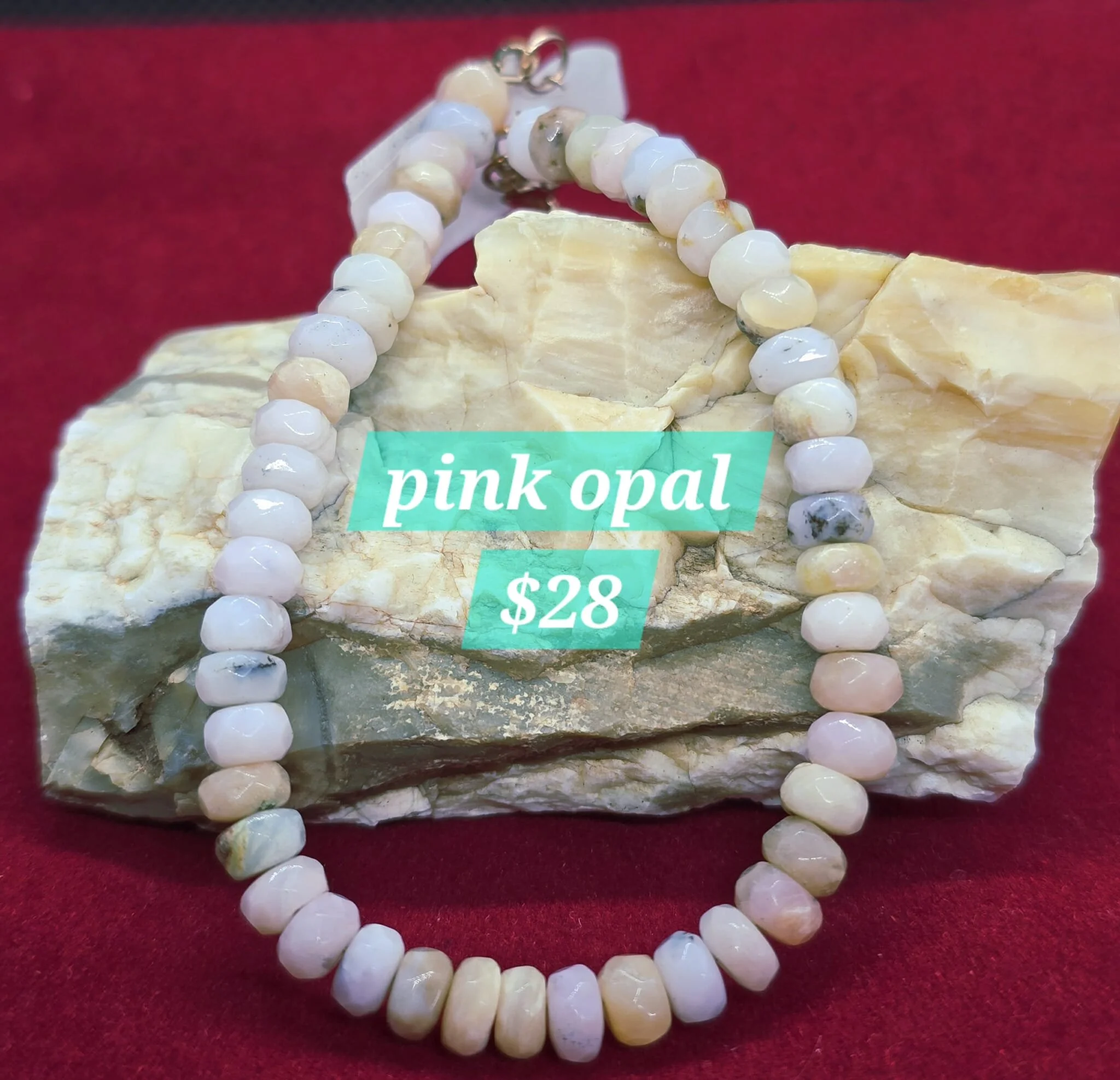 Pink Opal Bracelet
