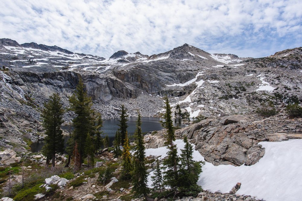 Island Lake Little Pyramid Peak Desolation Wilderness