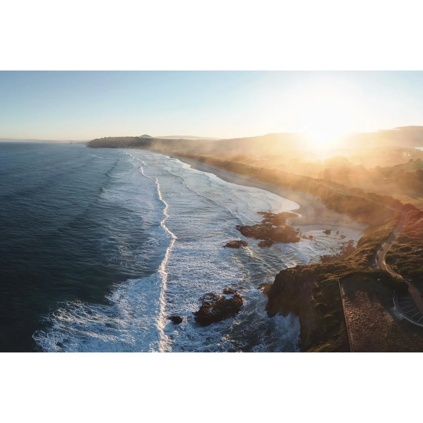 The sun setting over dunerz on the shortest day. Always good getting past this point in the year 🌄