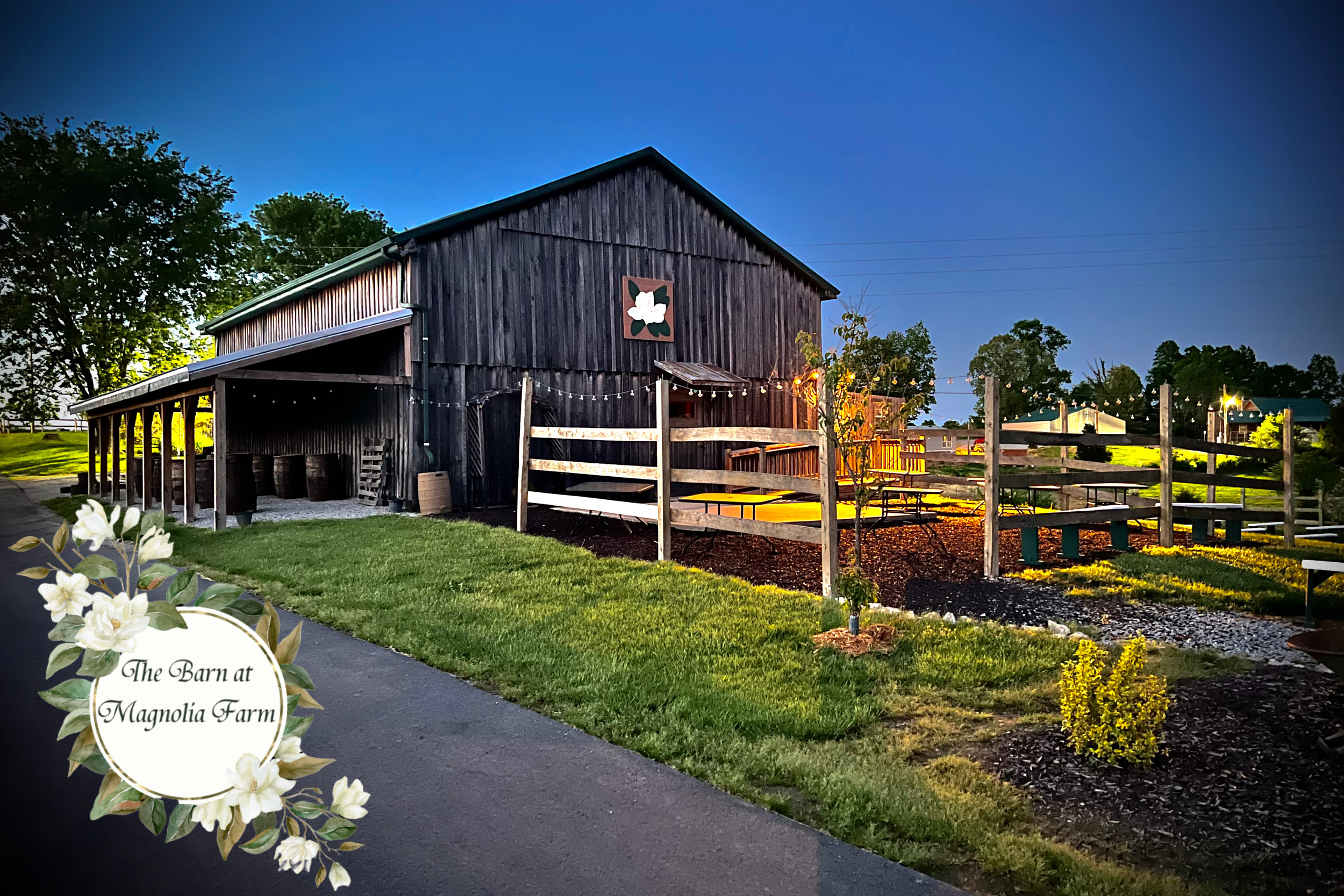 The Barn at Magnolia Farm: Rustic Elegance and Stunning Views for Your ...