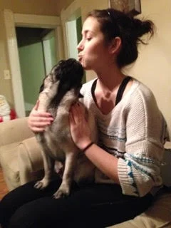 Allie and Otis snuggling. Tranquility Veterinary Services.jpg