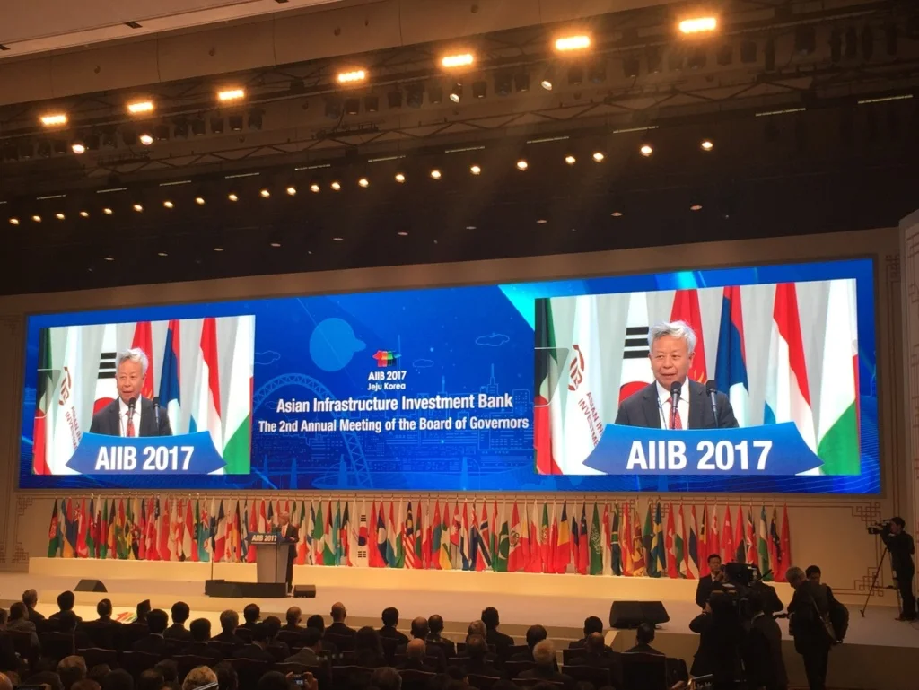 개막식-진리췬(金立群) AIIB 총재