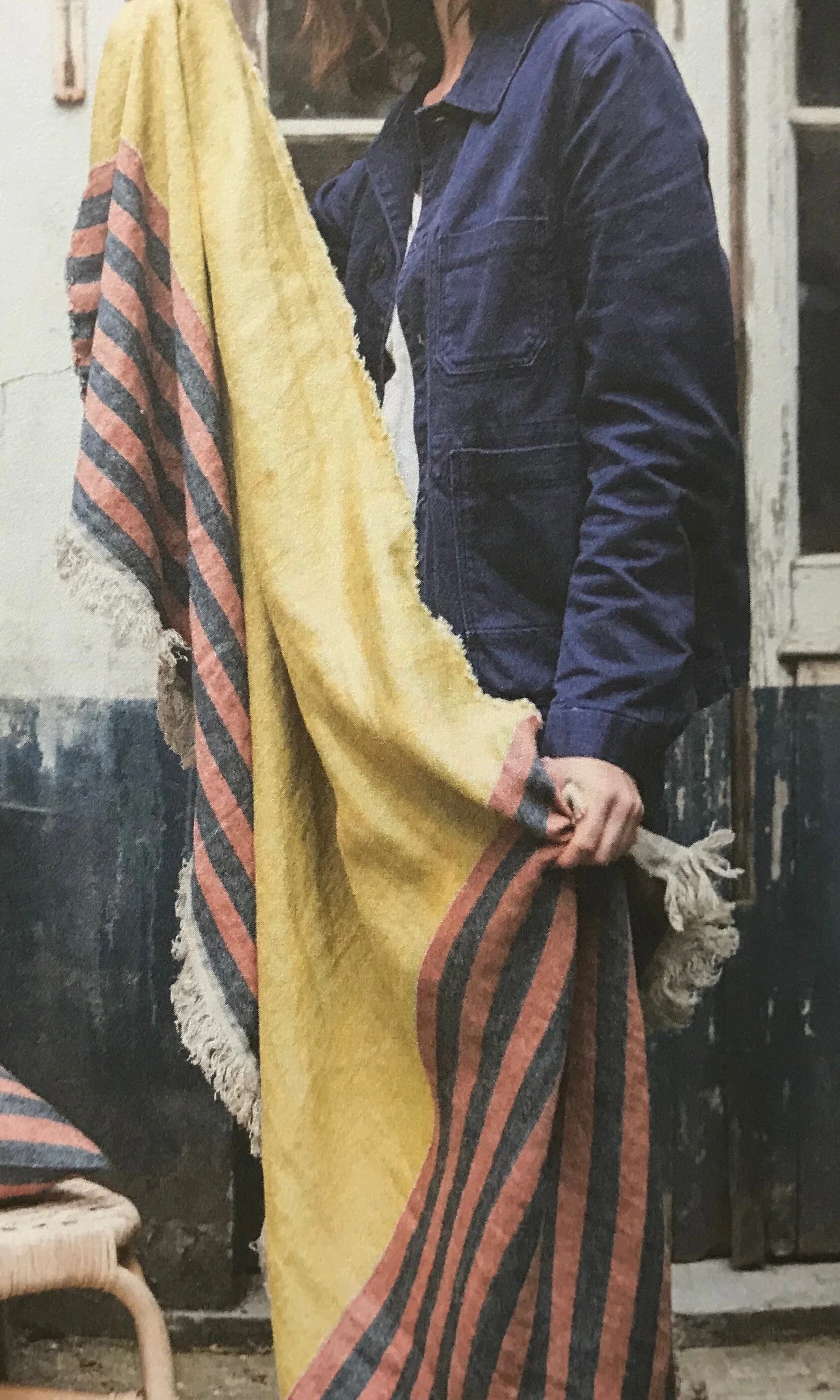 Libeco Linen - The Belgian Towel - Red Earth Stripe