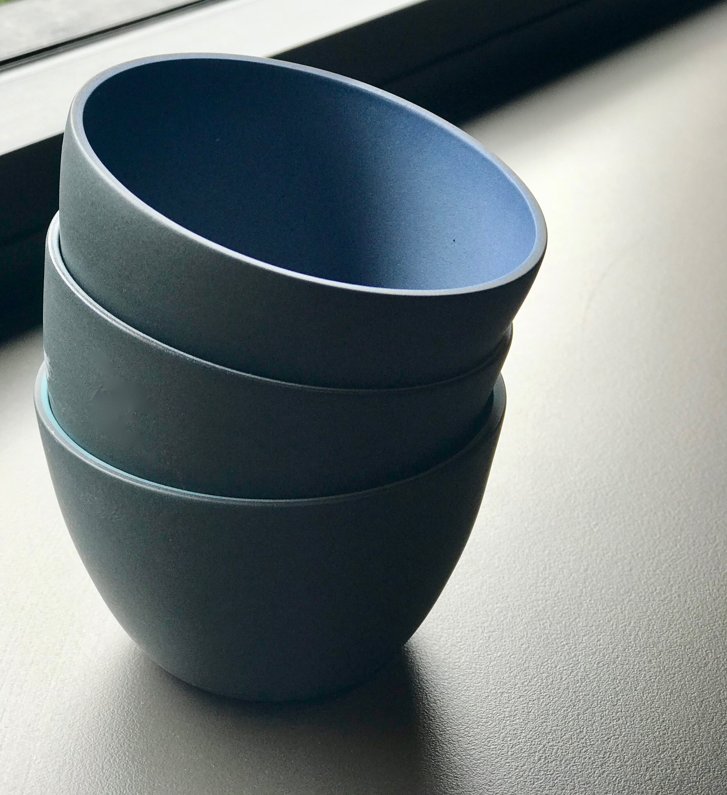 Canvas Cloth and Bowl Cast Ceramics
