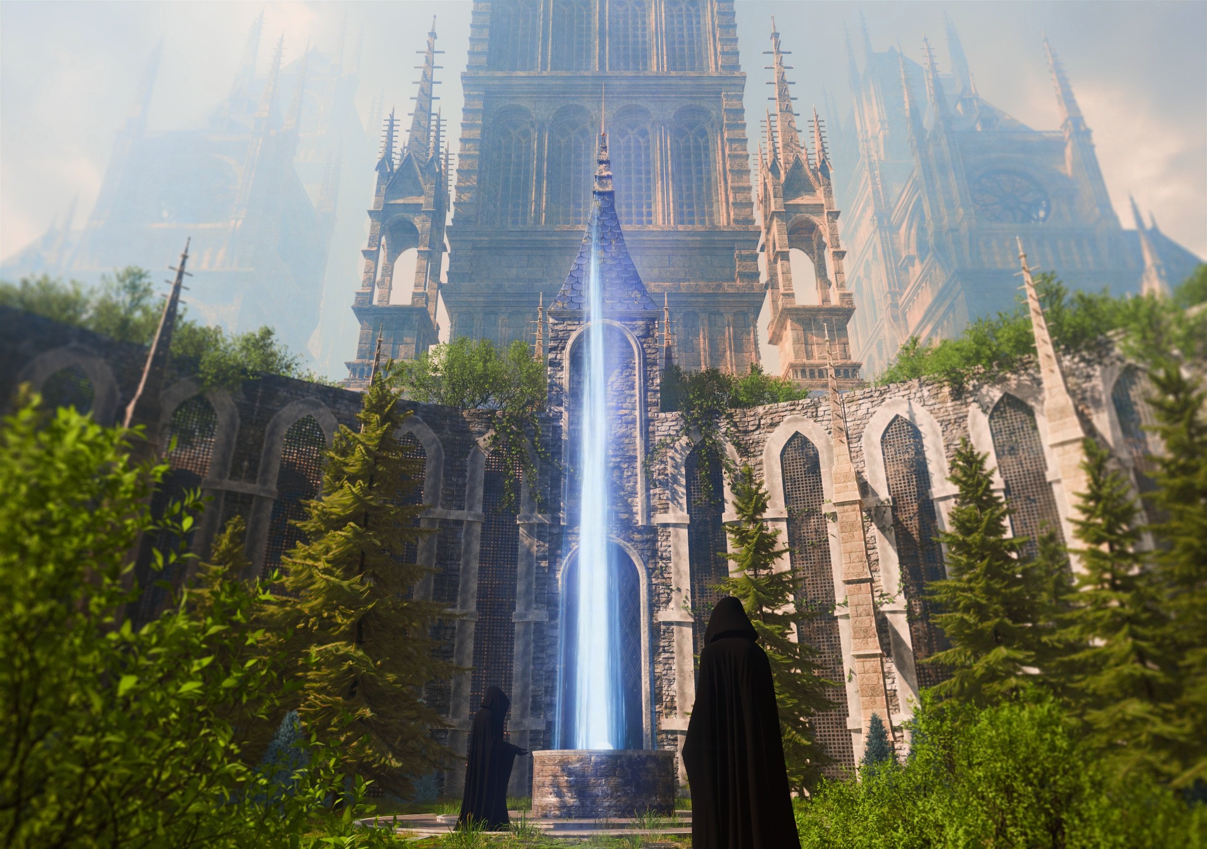 Been replaying Skyrim for the hundredth time it seems and was inspired by the old College of Winterhold and created this shot last night. Another little break from my usual space and sci-fi work for yer eyeballs! 
.
.
#blender #elderscrolls #cycles #